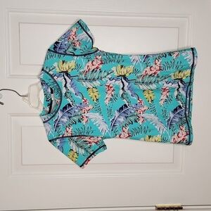 Marina West Girls Short Sleeve Rashguard Top Size 12/13